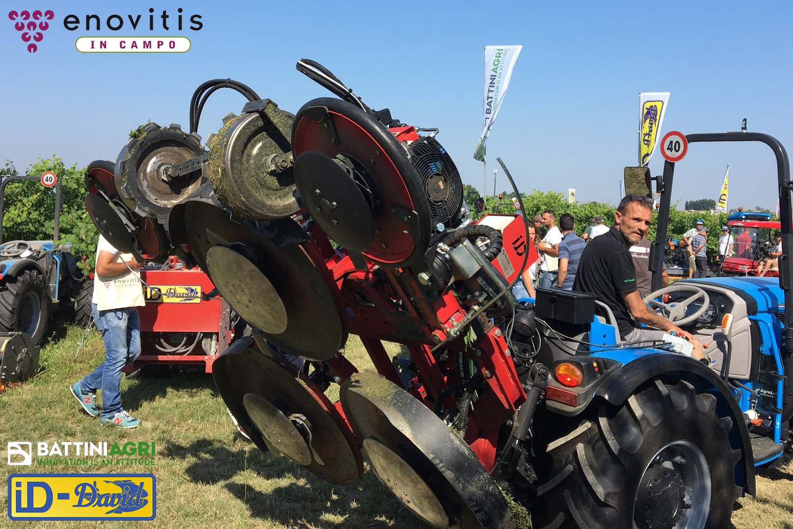Industrias David estuvo presente en Enovitis 2018 de la mano de Battini Agri
