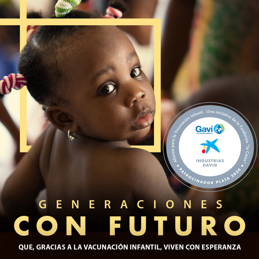 ID David, forma parte de la Alianza para la Vacunación infantil junto a Fundación La Caixa y Gavi.